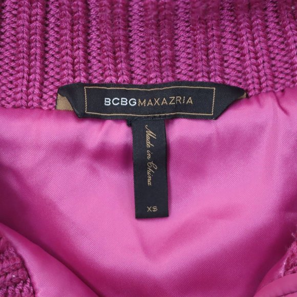 BCBG Max Azria Womens XS Snap Quilted Collared Vest - Picture 5 of 5